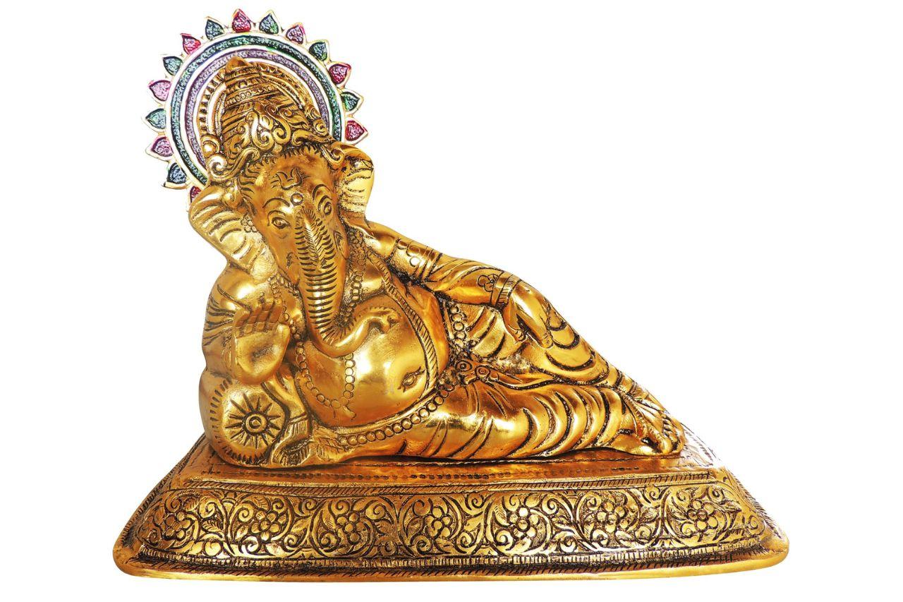 Aluminium Showpiece Masand Ganesh Statue