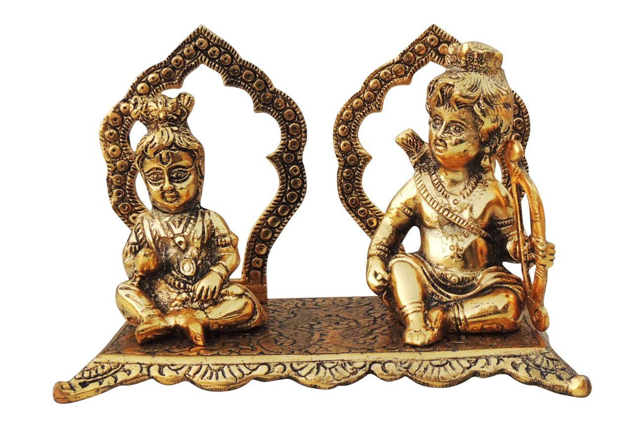 Aluminium Showpiece Ram Shyam Statue