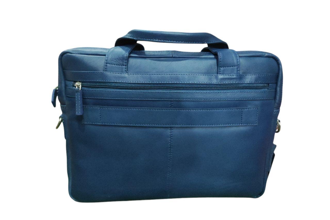 Blue laptop bag