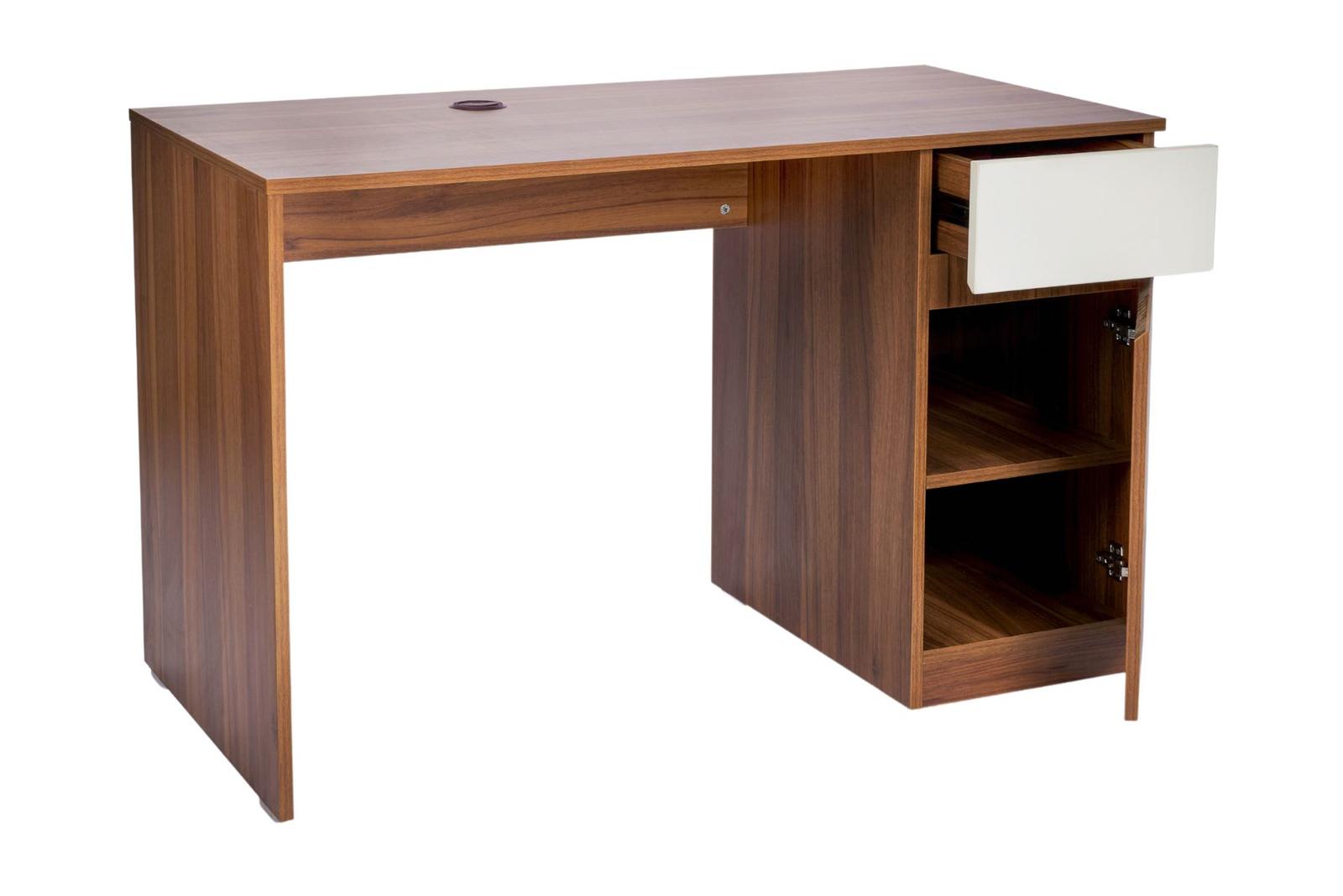 Livy Study Table Large with Drawer and Cabinte