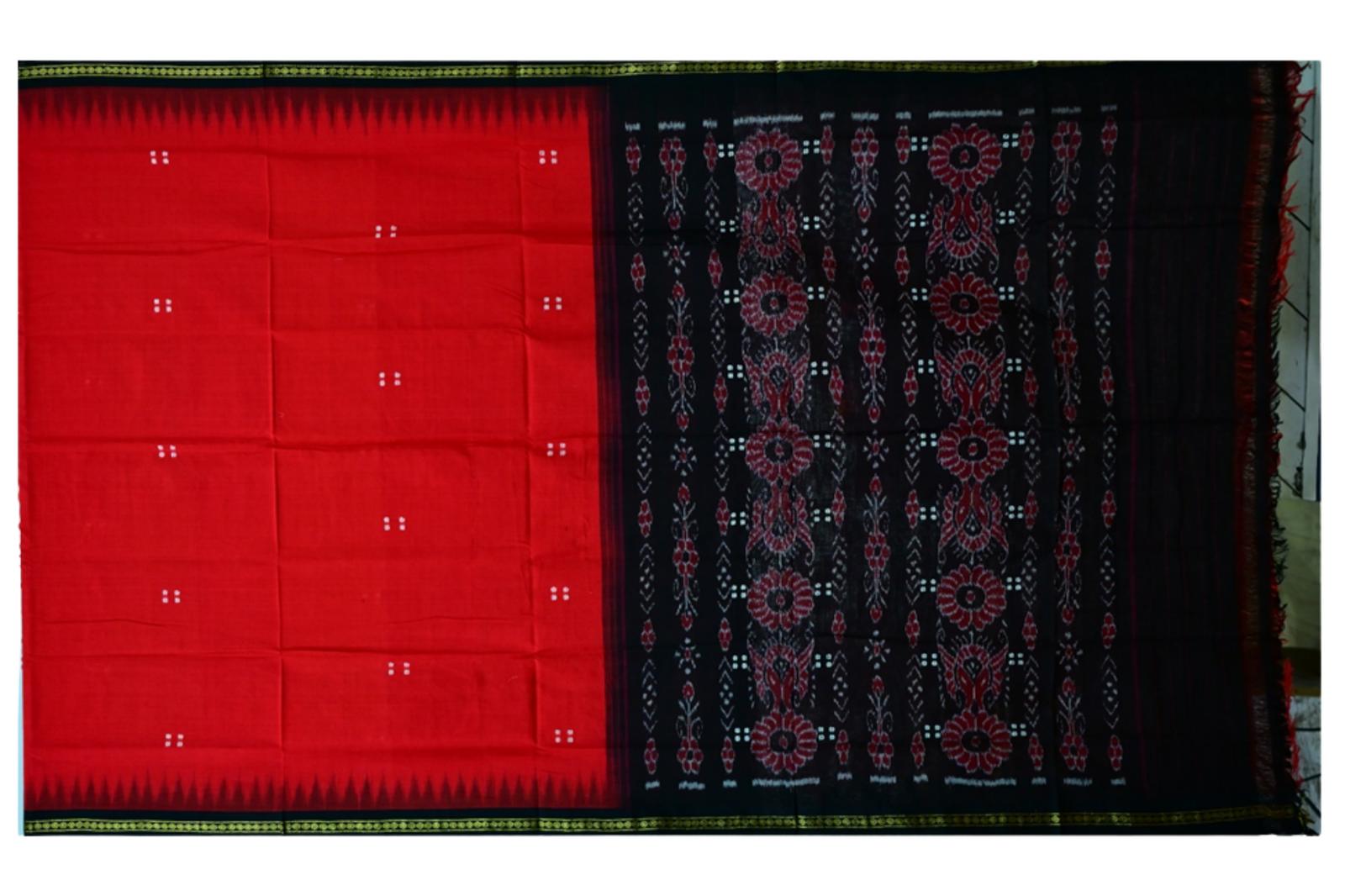 Khandua Ikat Cotton Saree (Sp Design No 17)