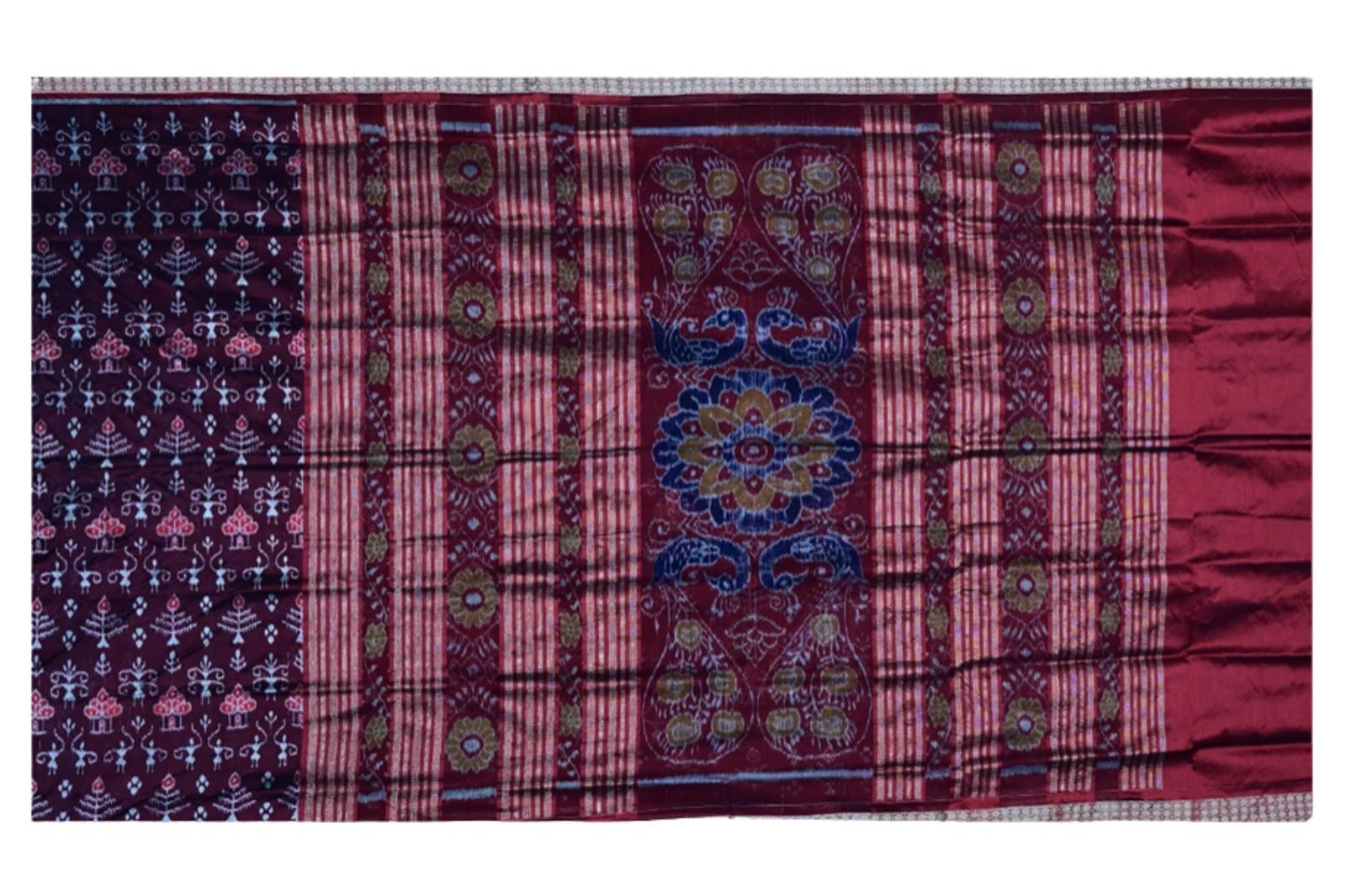 Khandua Ikat Silk Saree (Sp Design No 4)
