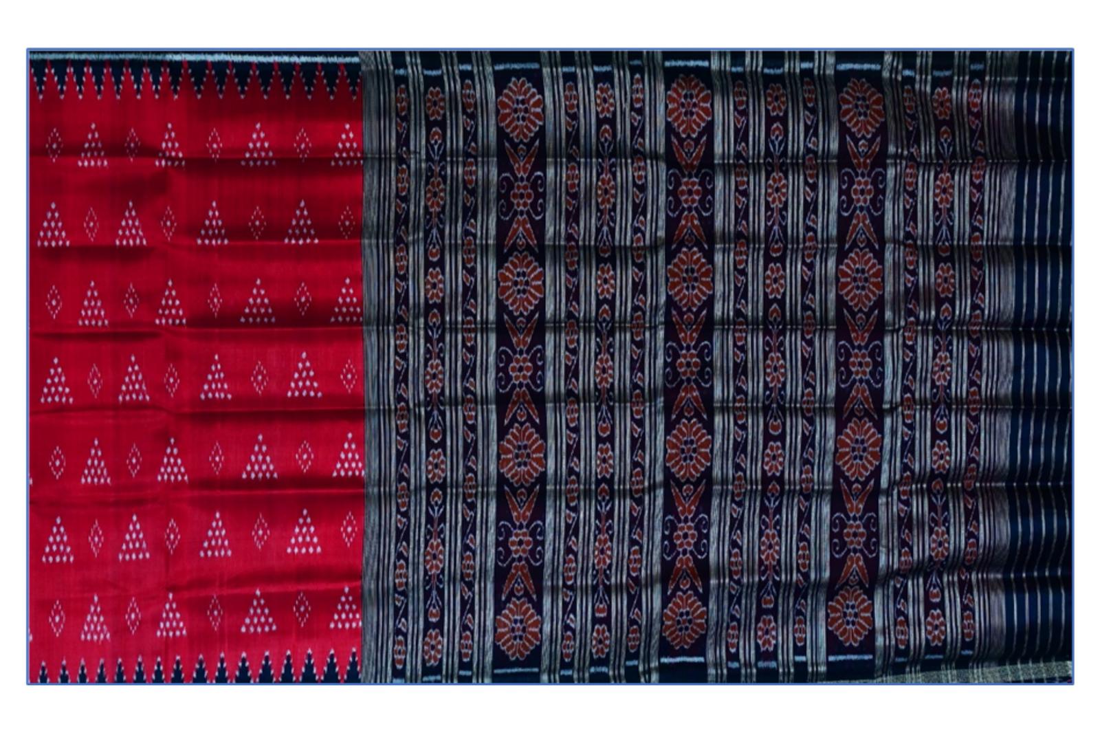 Khandua Ikat Silk Saree (Sp Design No 12)