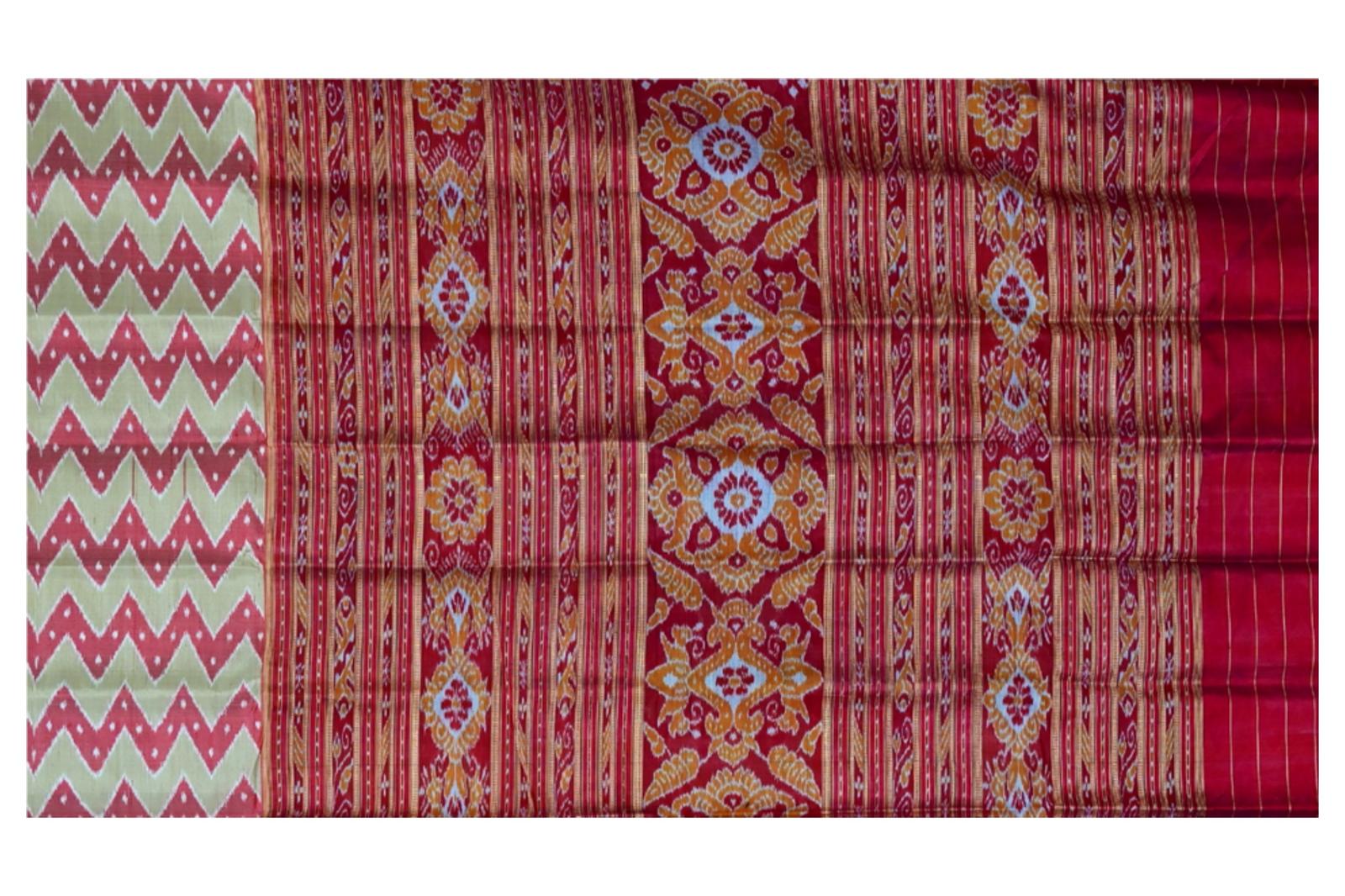 Khandua Ikat Silk Saree (Sp Design No 16)