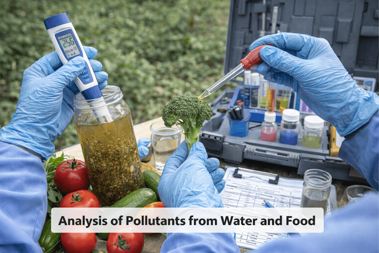 Analysis of Pollutants from Water and Food