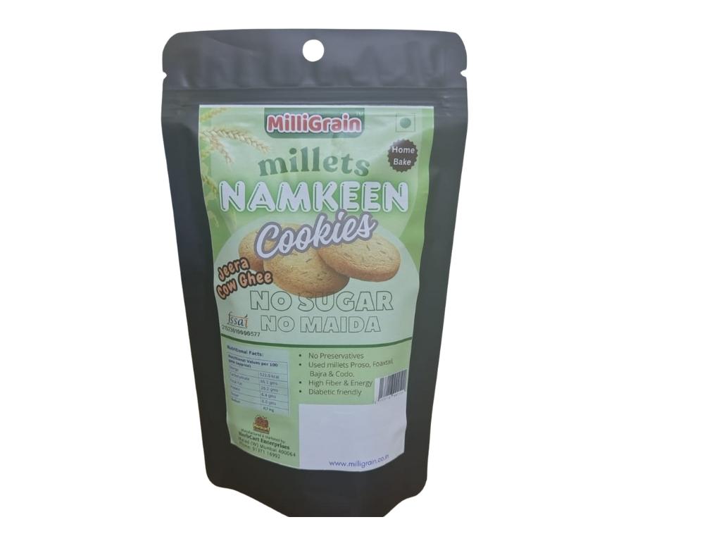 Millet Namkin (Pouch) 100gm-Swatik Bachat Gat -Ashwini Tanksale