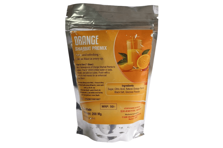 ORANGE SHARBAT PREMIX