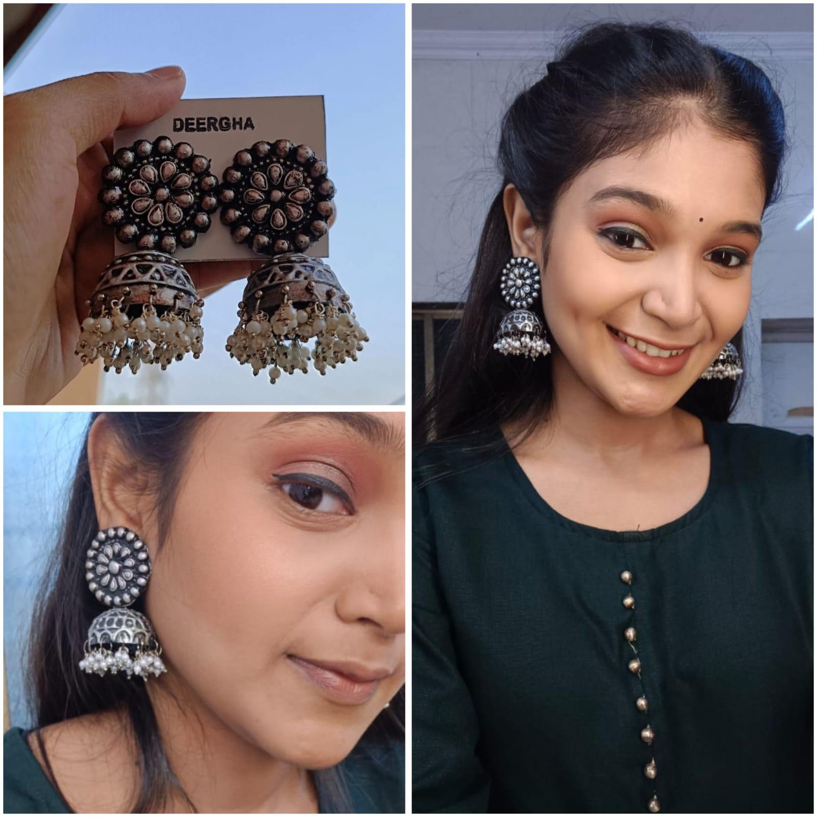 Papermade Big Jhumka-Pooja Dalvi
