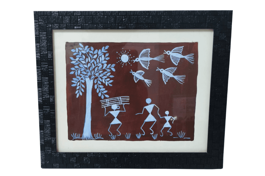 Warli Frame 9.5x9.5-inch