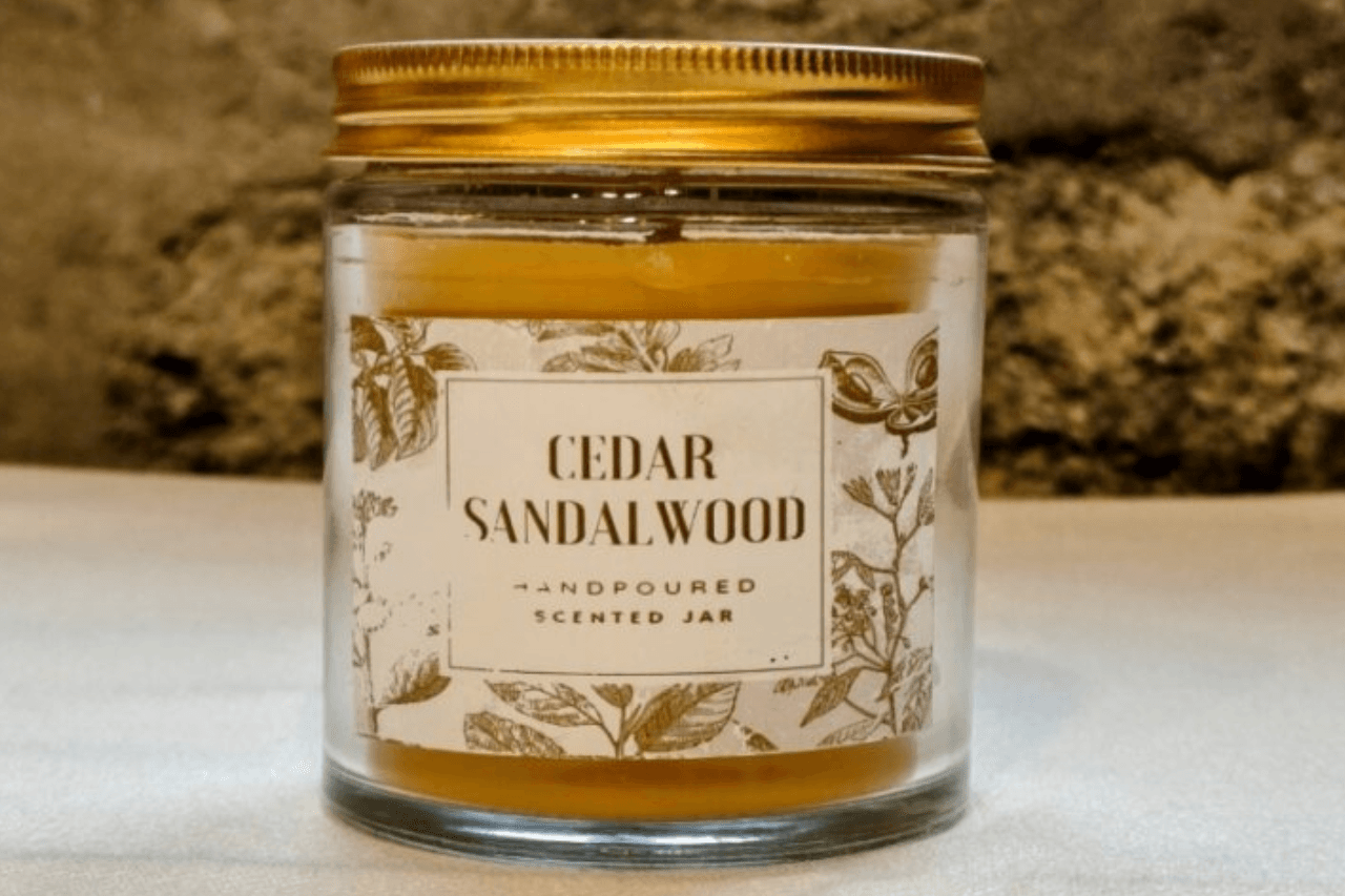 Cap Jar Big - Cedar Sandalwood