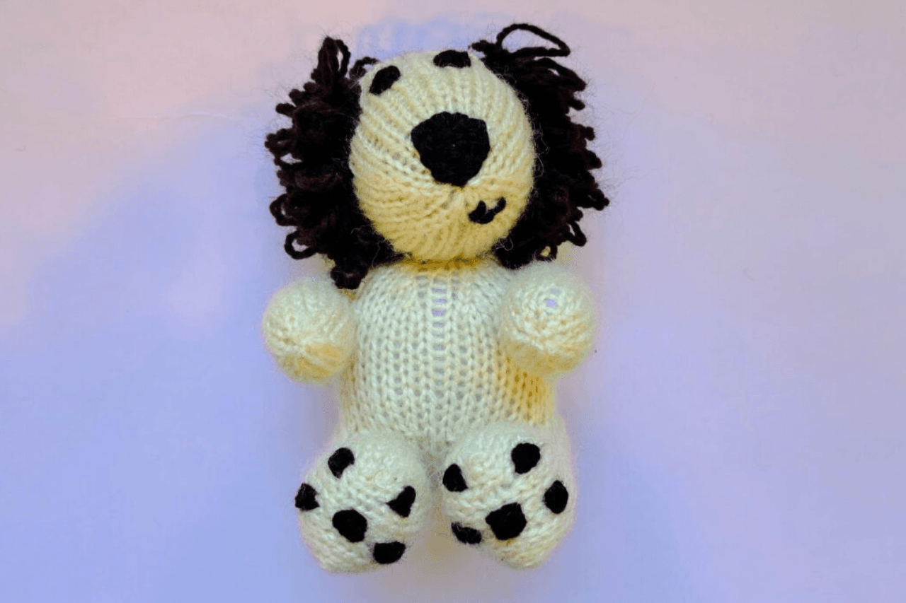 Hand Knitted Dog
