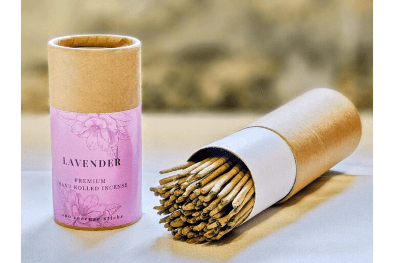 Premium Hand Rolled Incense Sticks - Lavender