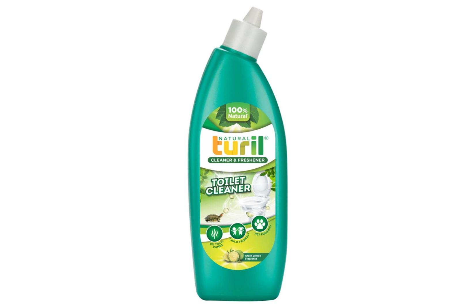 Turil Toilet Cleaner & Freshner - Green Lemon