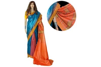 Tussar Ghicha Patil Pallu Saree with Blouse Piece