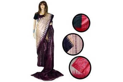 Tusser Ghicha Saree with Blouse Piece