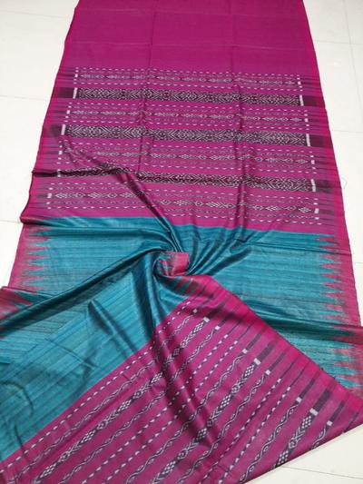 Tussar Ghicha Patil Pallu Saree with Blouse Piece