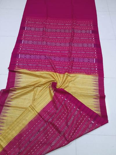 Tussar Ghicha Patil Pallu Saree with Blouse Piece