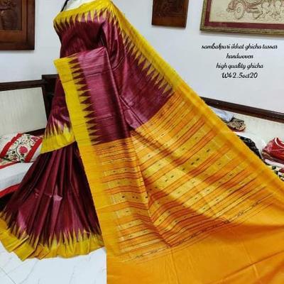 Tusser Ghicha Saree - Blouse Piece