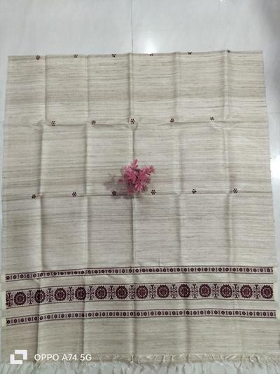 Tusser Gicha Kantia Shawl