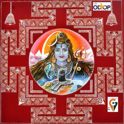 Aipanart Lord Shiv Painting CCAP2424