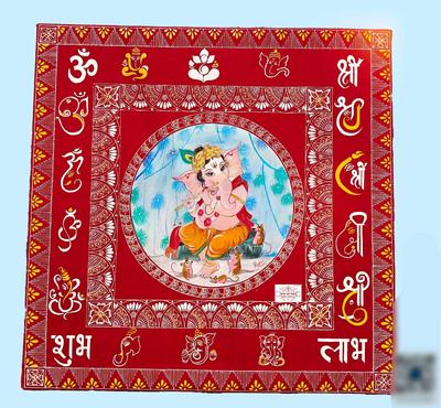 Aipanart Decorated by Sri Ganesh ji Painting / ऐपण कला श्री गणेश जी का श्रृंगार 2424