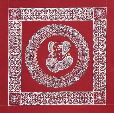 Aipanart Decoration Sri Ganesh Pith Aipan CC1212