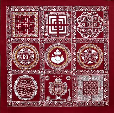 Aipanart Decorations Traditional Shubh - Ankit Aipan Collection 1818