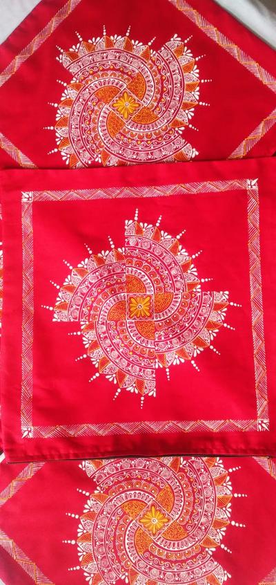 Aipanart Decorations Cushion Cover / ऐपण कला सजावट कुशन कवर