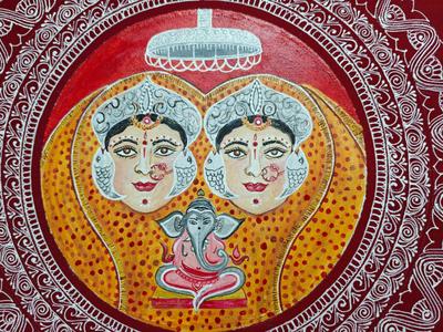 Aipanart Decoration Maa NandaSunanda Aipan Painting 1818
