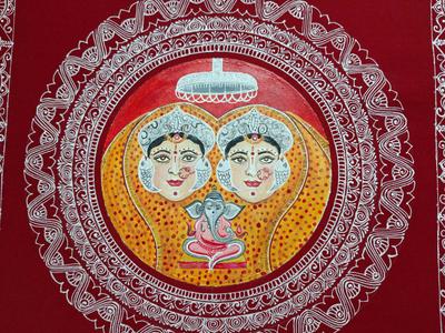 Aipanart Decoration Maa NandaSunanda Aipan Painting 1818