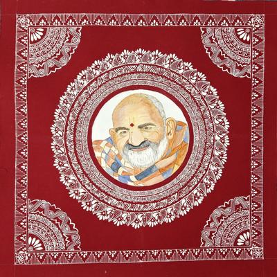 Aipanart Decoration Baba Neem Karoli Maharaj Painting 1818