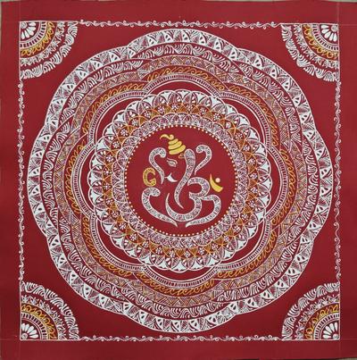 Aipanart Decorations Sri Ganesh Pith / ऐपण कला सजावट श्री गणेश पीठ 1818