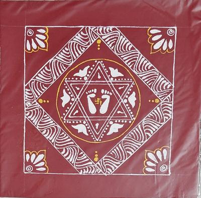 Aipanart Decoration Maa Laxmi Pith 66