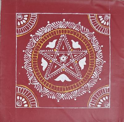 Aipanart Decoration Maa Saraswati Pith 66