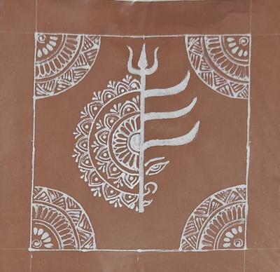 Aipanart Decoration Sri Ardhnareswar GM 66