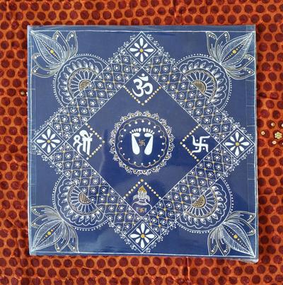 Aipanart Decorations Laxmi Pith /- ऐपण कला सजावट लक्ष्मी पीठ 1212