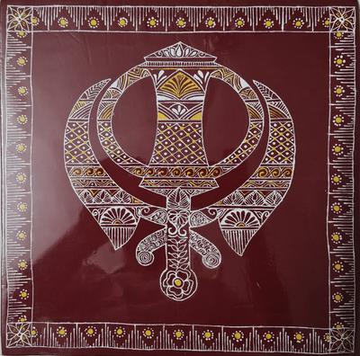 Aipanart Decoration Singh  Khanda 1212
