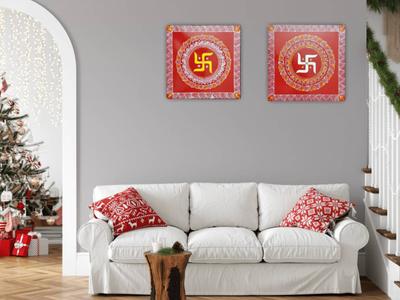 Aipanart Decorations Swastik  Aipan W88