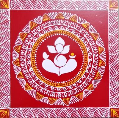 Aipanart Decoration Sri Ganesh Aipan W88