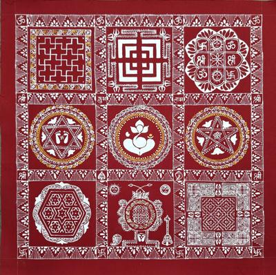 Aipanart Decorations Traditional Shubh - Ankit Aipan Collection 1818