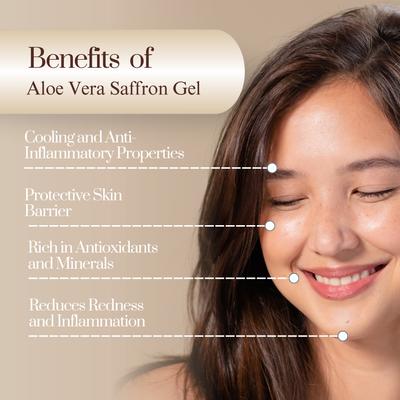 Aloe Vera Saffron Gel