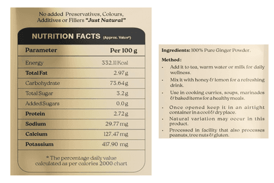 Dehydrated Ginger Powder