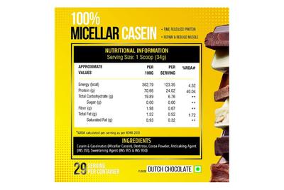 Healthfarm 100% Micellar Casein (Dutch Chocolate) - 1kg