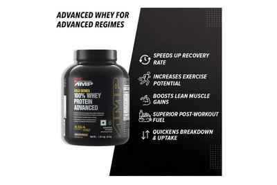 GNC AMP Gold series 100% Whey Protein Advanced (Double Rich Chocolate) 1.8kg - Get Shaker Free