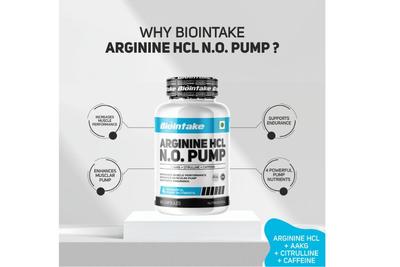 Biointake Arginine HCL NO Pump 60caps