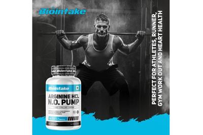 Biointake Arginine HCL NO Pump 60caps