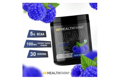 Healthfarm BCAA (Blue Raspberry) 180gm