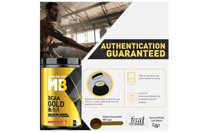 Muscle Blaze BCAA Gold (Raspberry Lemonade) - 450gm