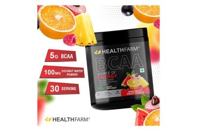 Healthfarm BCAA (Knockout Fruit Punch) 180gm