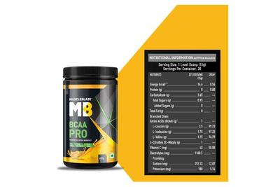 Muscle Blaze BCAA Pro (Natural Orange) - 450gm